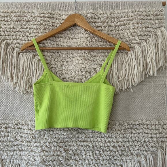 Lapointe Green Cropped Tank - Picture 8 of 8